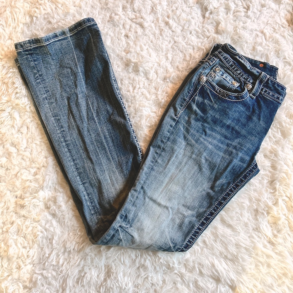 Miss Me Signature Boot Blue Jeans Size 28